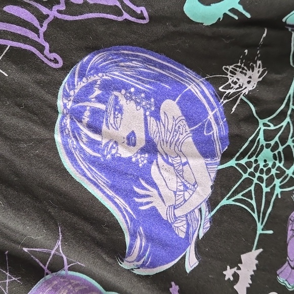 Killstar x Monster High Black and Purple Skater Skirt, Like New - Picture 5 of 12